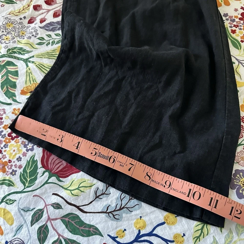 Urban Outfitters Jumpsuit Womens Size 6‎ Black One Piece Linen blend?